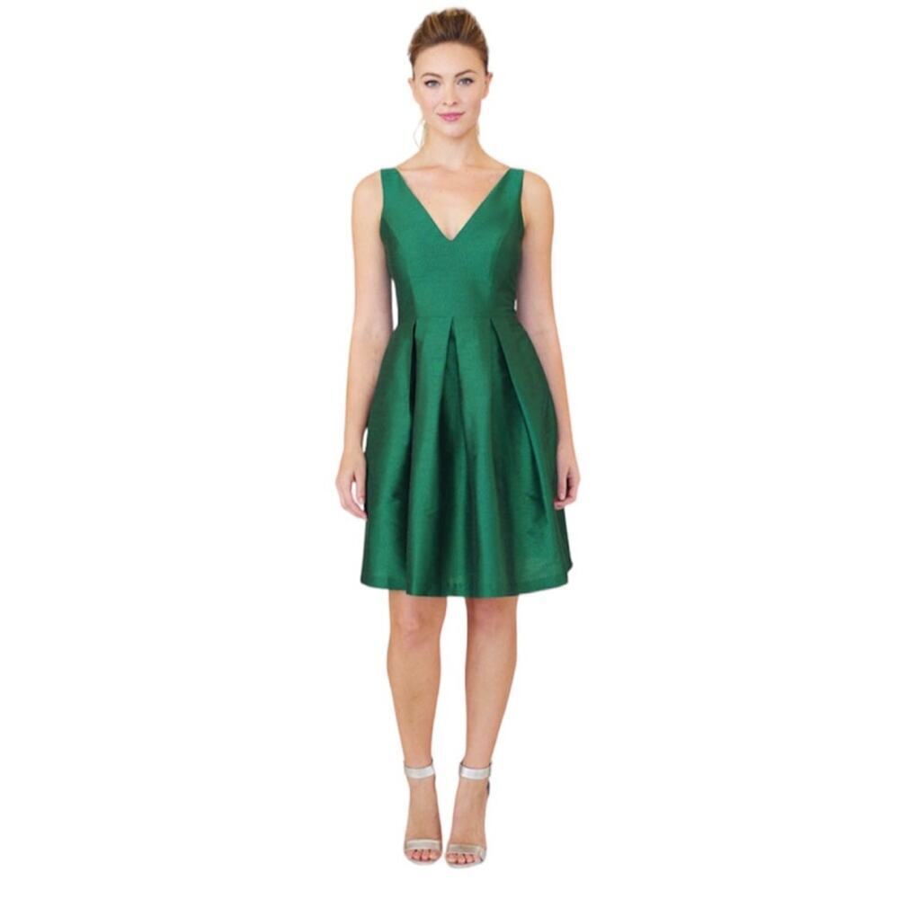 Lula Kate Harper With Dahlia Forest Green Dress Nwt Sz 8 — image 2 of 8